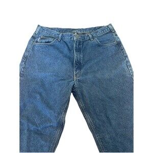 Carhartt Men’s Jeans Size 40x32 Relaxed Fit Flannel Lined Work Denim B172 DST